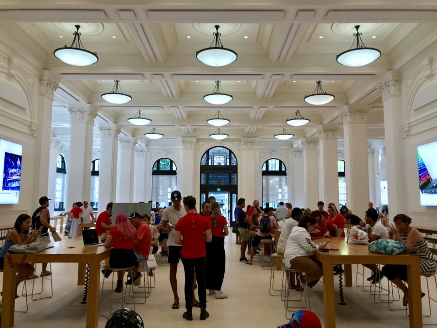 Apple Store interior