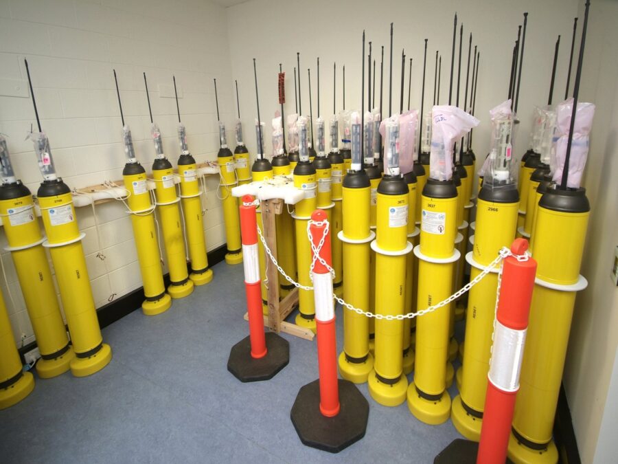 Argo ocean floats used to monitor Atlantic Ocean currents