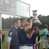 Polo match action at Guards Polo Club